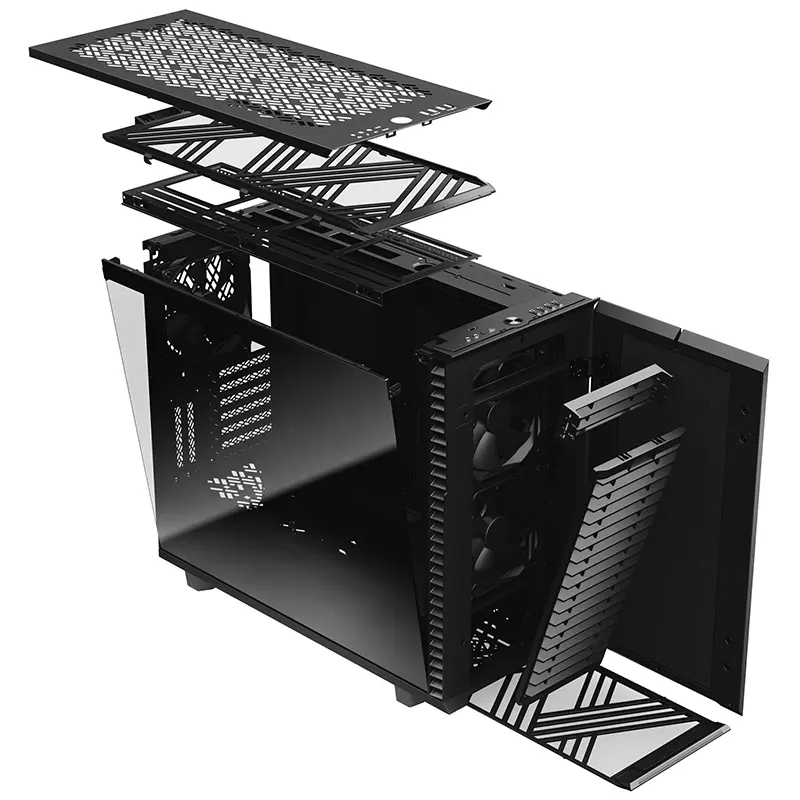 Fractal Design Define 7 TG Dark Tint Mid Tower Case (Black) - Image 2