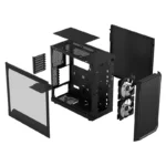Fractal Design Focus 2 RGB Mid Tower Case (Black) - Image 7