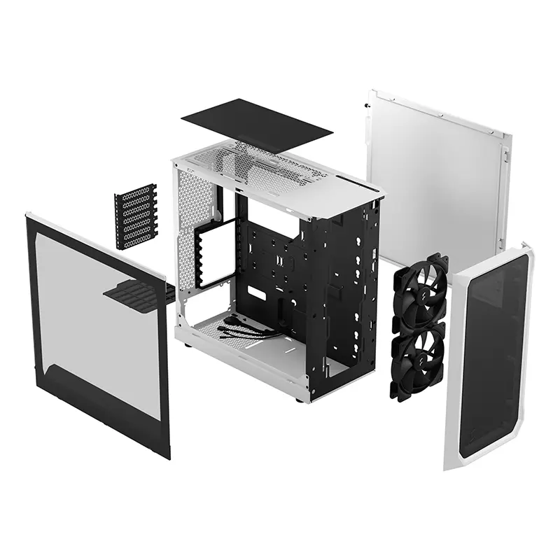 Fractal Design Focus 2 TG Mid Tower Case (White) - Image 6