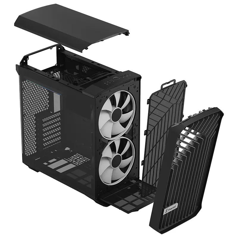Fractal Design Torrent Compact TG Light Tint RGB Mid Tower Case (Black) - Image 6