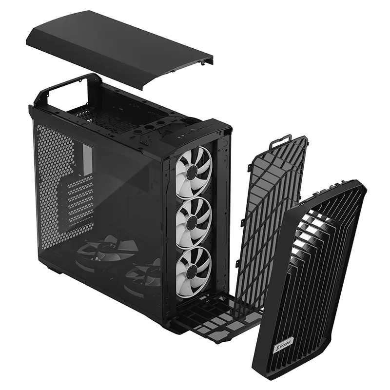 Fractal Design Torrent TG Light Tint RGB Mid Tower Case (Black) - Image 6