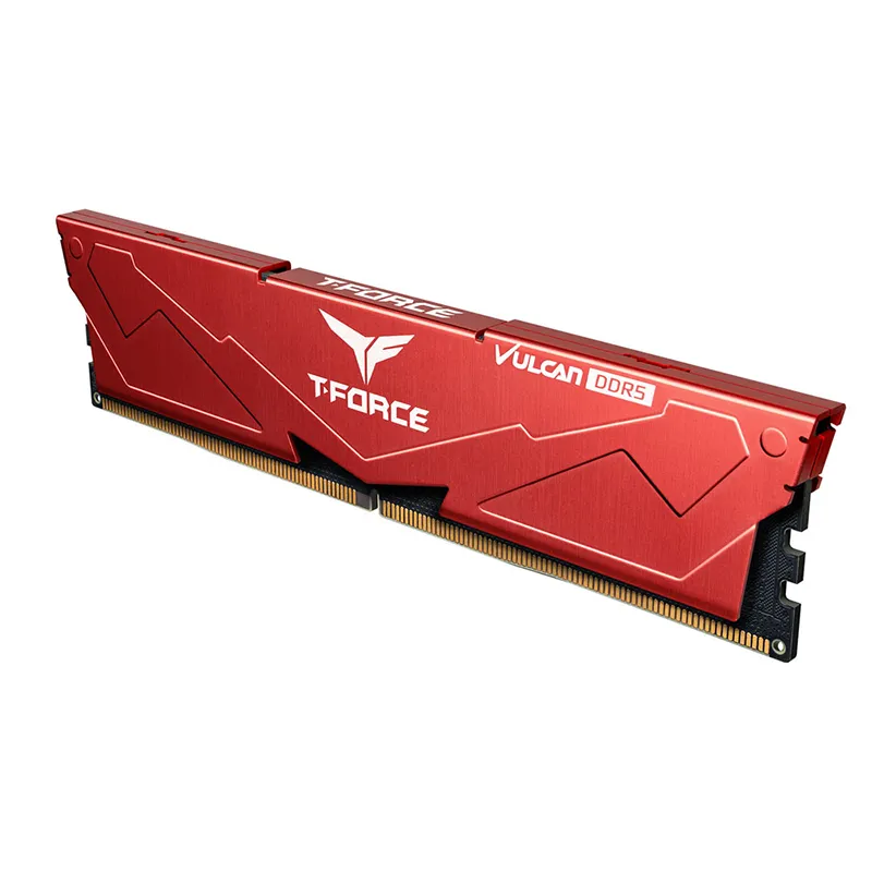 TeamGroup T-Force Vulcan Red 16GB (16GBx1) 5200MHz C38 DDR5 Memory - Image 3