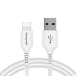 Honeywell USB to Lightning Charge and Sync Cable (Non-Braided, White)