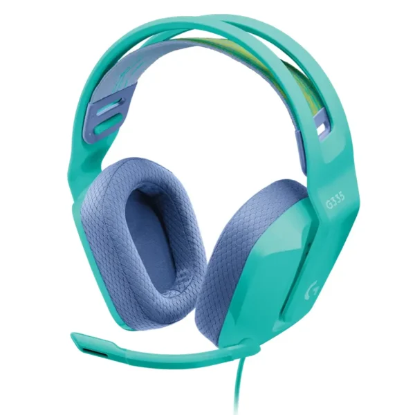 Logitech G335 Wired Lightweight Gaming Headset (Mint)