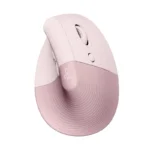 Logitech Lift Vertical Ergonomic Wireless Mouse (Rose)