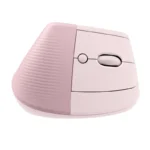 Logitech Lift Vertical Ergonomic Wireless Mouse (Rose) - Image 2