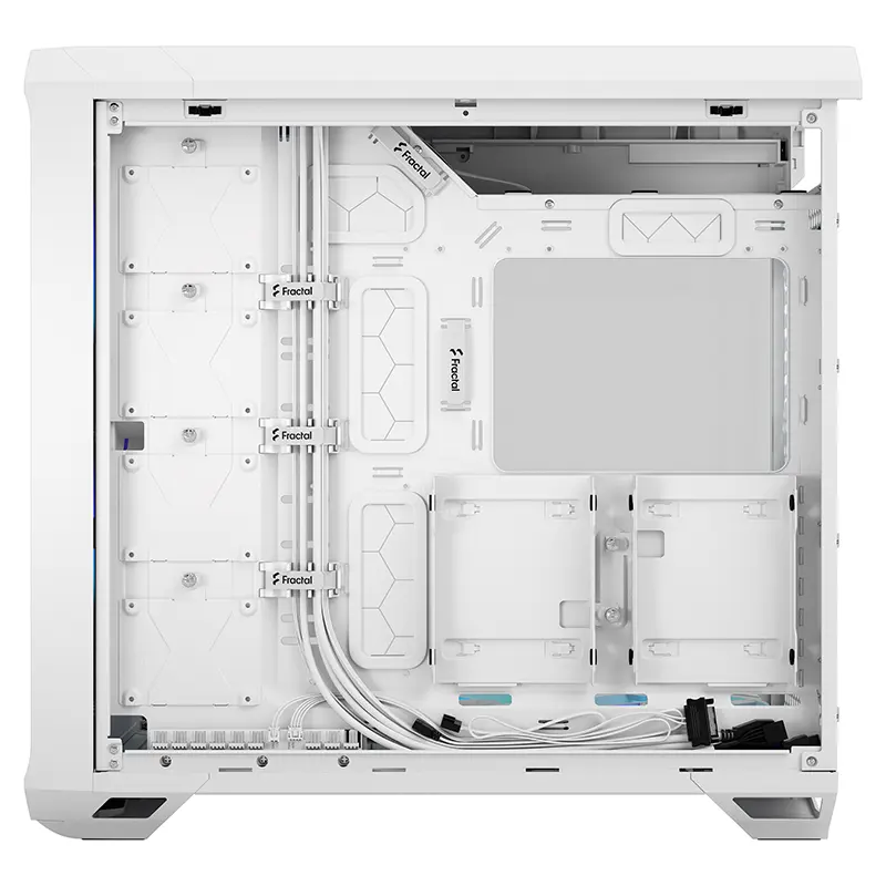Fractal Design Torrent TG Clear Tint RGB Mid Tower Case (White) - Image 5