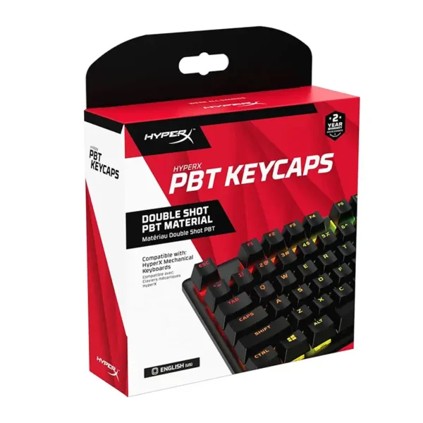 HyperX Double Shot PBT Keycaps (Black)