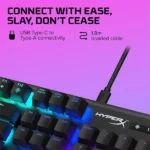 HyperX Alloy Origins Mechanical Gaming Keyboard (Aqua) - Image 2