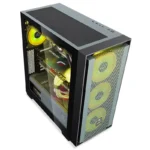 Ant Esports 690 Air Mid Tower ARGB Case (Black) - Image 2