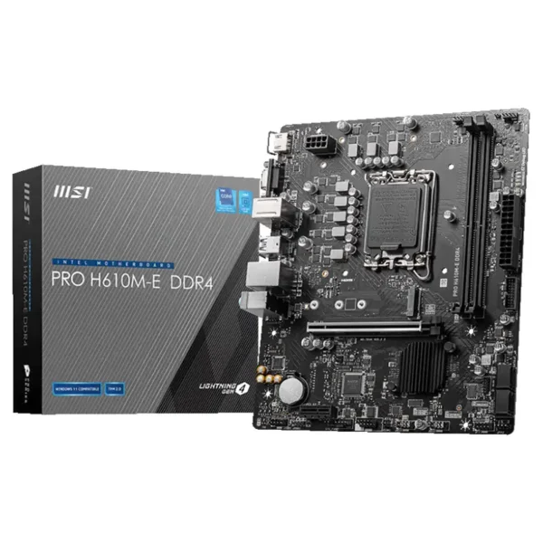 MSI Pro H610M-E DDR4 Motherboard