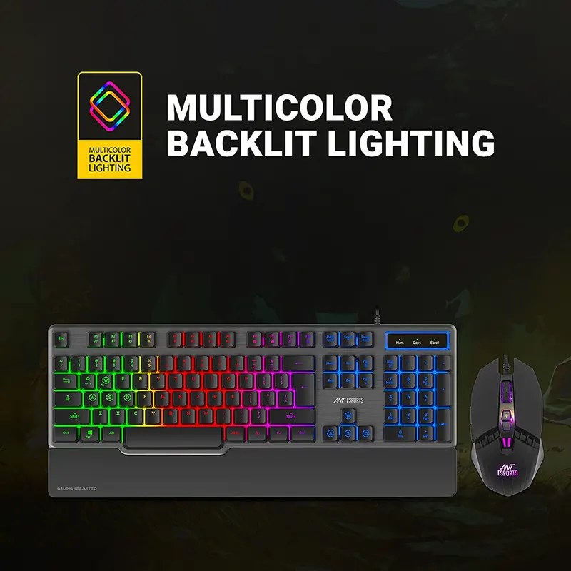 Ant Esports KM540 Backlit Gaming Keyboard Mouse Combo - Image 2