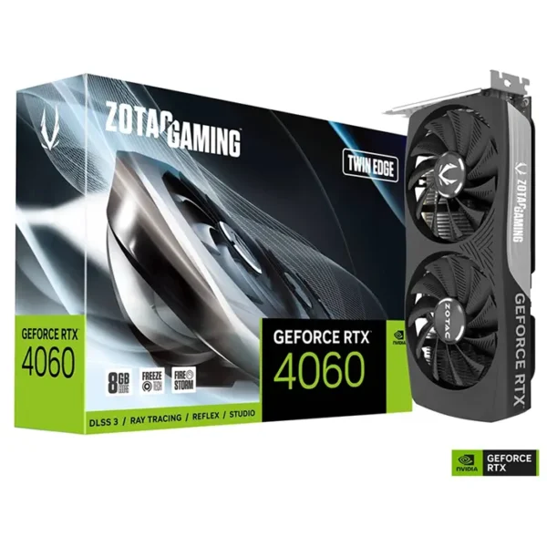Zotac GeForce RTX 4060 Twin Edge 8GB GDDR6 Graphics Card