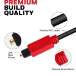 Honeywell Digital Optical Cable - TosLink (2 Meters) - Image 2