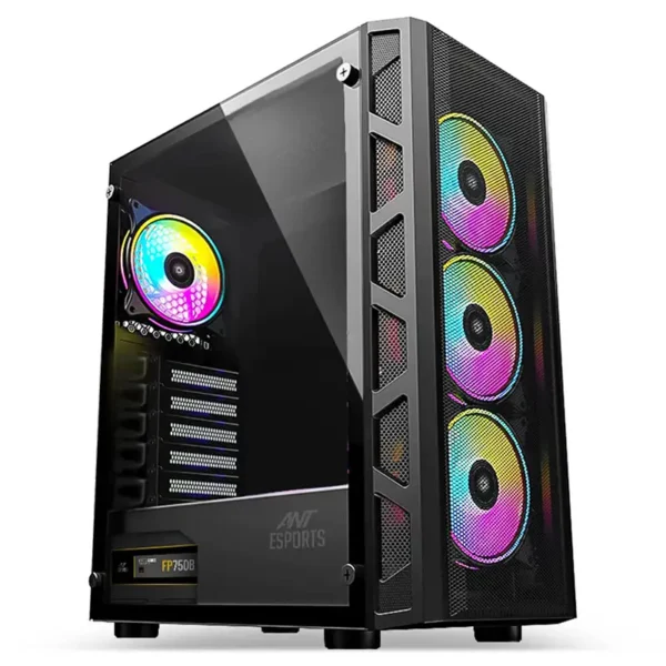 Ant Esports 510 Air Mid Tower ARGB Case (Black)