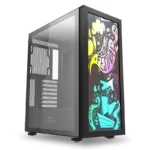 Ant Esports Graffiti Mid Tower Case (Black)