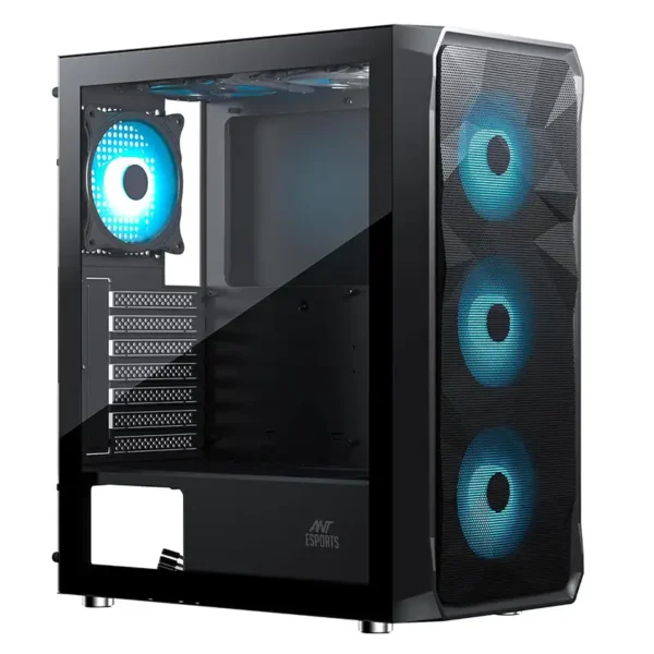 Ant Esports ICE-112 Mid Tower Case (Black)