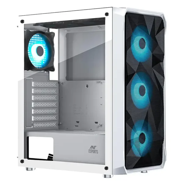 Ant Esports ICE-112 Mid Tower Case (White)