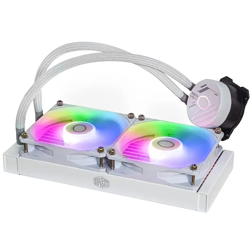 Cooler Master MasterLiquid 240L Core ARGB White AIO Liquid Cooler - Image 3
