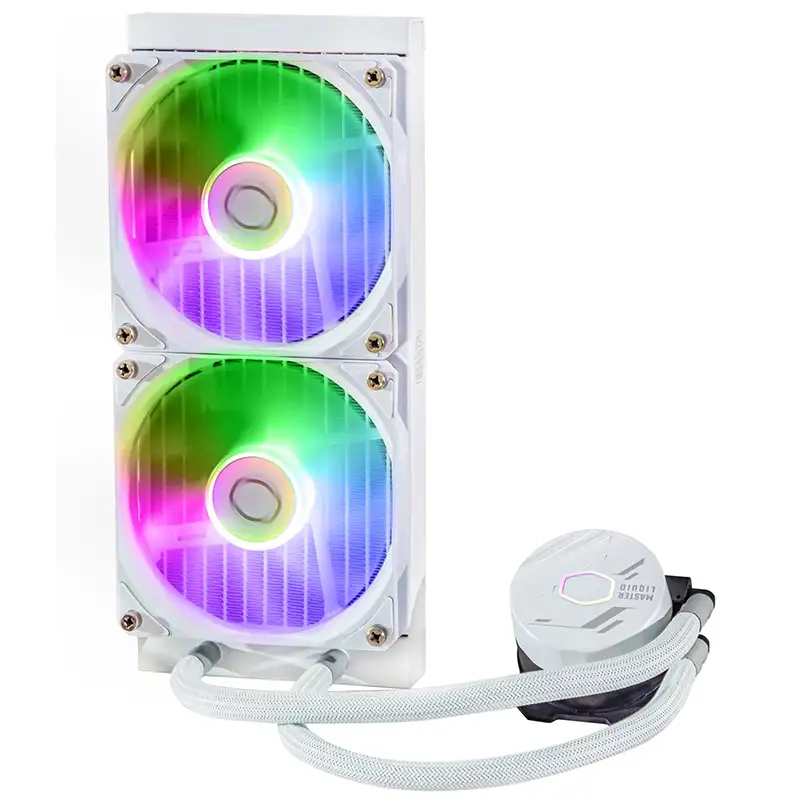 Cooler Master MasterLiquid 240L Core ARGB White AIO Liquid Cooler - Image 4