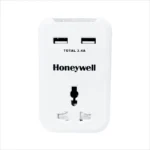 Honeywell Single-Socket Travel Surge Protector with Two USB Ports