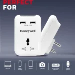 Honeywell Single-Socket Travel Surge Protector with Two USB Ports - Image 5