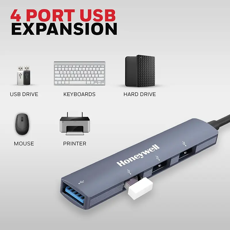 Honeywell Momentum Type C to Multi-Port USB Hub - Image 5