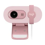 Logitech BRIO 100 Full HD Webcam with Privacy Shutter (Rose) - Image 2