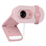 Logitech BRIO 100 Full HD Webcam with Privacy Shutter (Rose) - Image 3