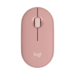 Logitech Pebble Mouse 2 M350s Slim Bluetooth Wireless Mouse (Tonal Rose)