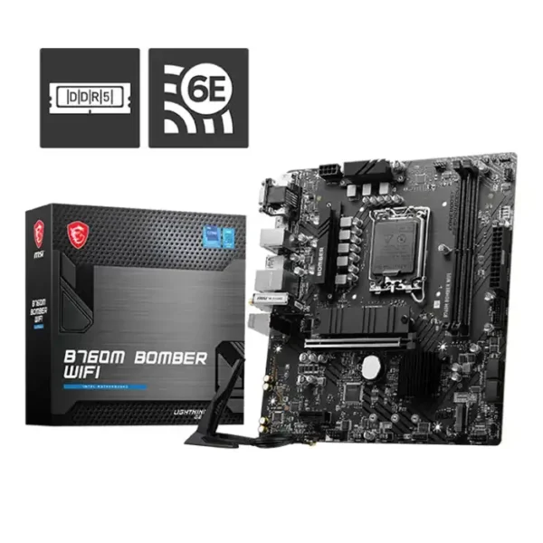 MSI B760M Bomber WiFi Motherboard