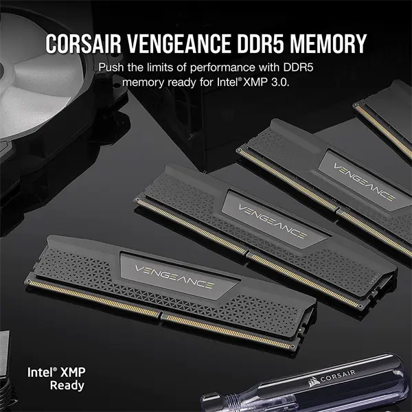 Corsair Vengeance 32GB (16GBx2) 6000MHz C36 DDR5 Memory - Image 2