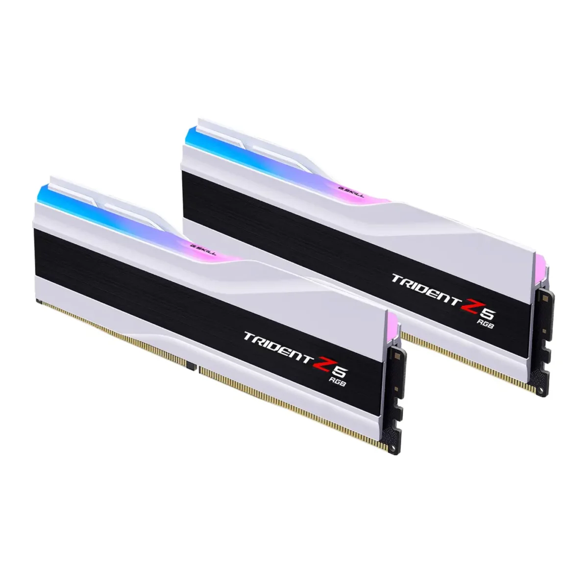 G.Skill_Trident_Z5_RGB_32GB_16GBx2_6000MHz_C30_DDR5_Memory_Silver-1 G.Skill Trident Z5 RGB 32GB (16GBx2) 6000MHz C30 DDR5 Memory (Silver) - Image 1