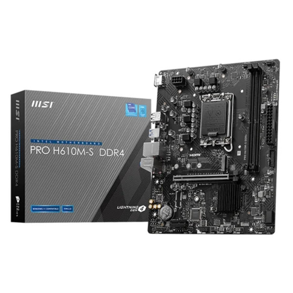 MSI PRO H610M-S DDR4 Motherboard