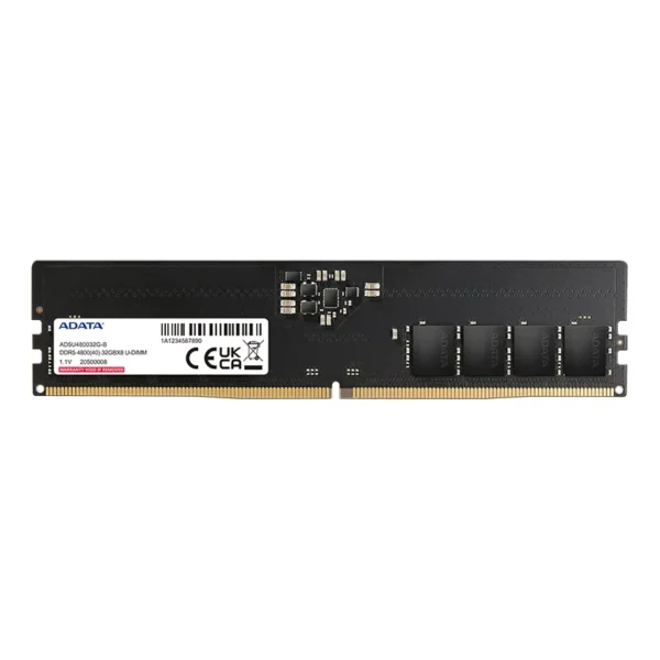 Adata U-DIMM 8GB (8GBx1) 4800MHz C40 DDR5 Memory