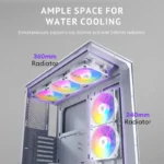 Antec C3 ARGB Mid Tower Case (White) - Image 3