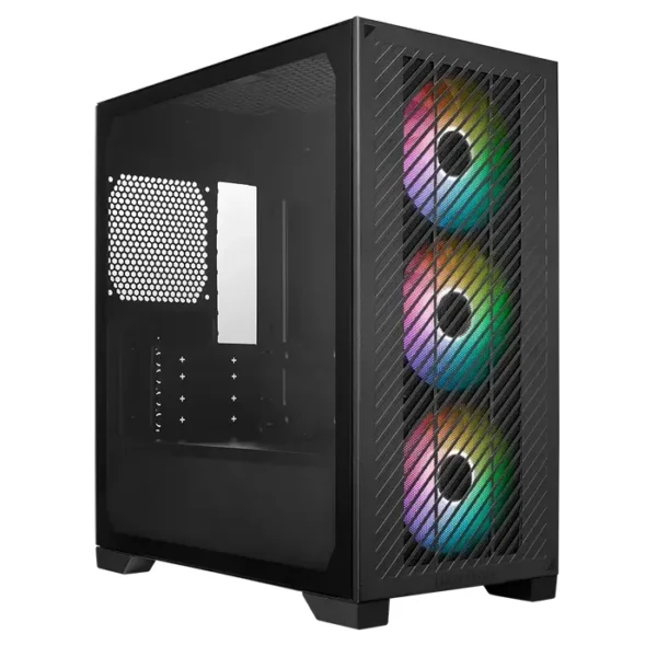 Cooler Master Elite 301 ARGB Mid Tower Case (Black)