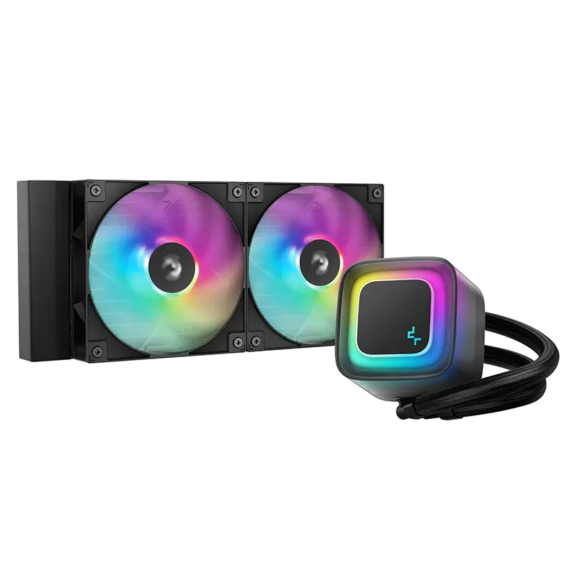 kc_computers_deepcool_le240_v2_240mm_argb_aio_liquid_cooler_1 Deepcool LE240 V2 240mm ARGB AIO Liquid Cooler - Image 1
