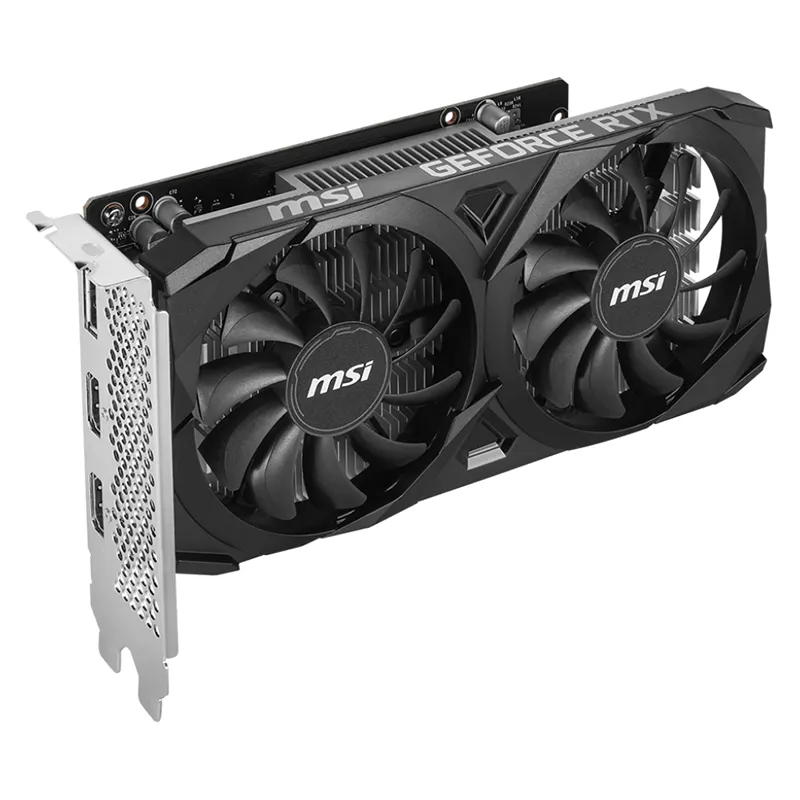 MSI GeForce RTX 3050 Ventus 2X E OC 6GB GDDR6 Graphics Card - Image 4