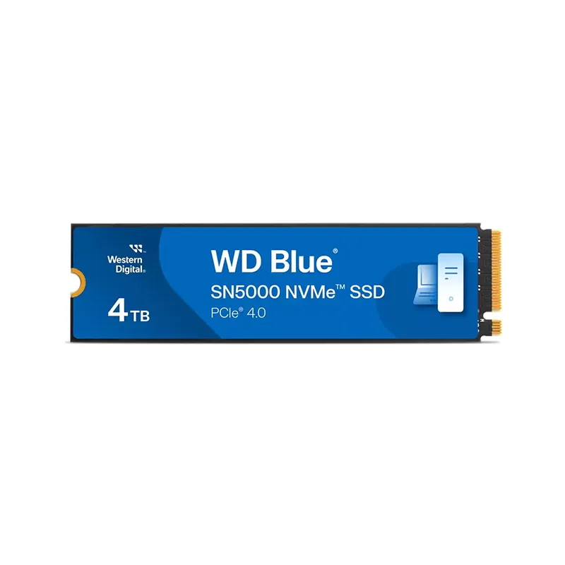 WD Blue SN5000 4TB PCIe 4.0 M.2 NVMe SSD - Image 1