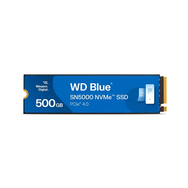 WD Blue SN5000 500GB PCIe 4.0 M.2 NVMe SSD - Image 1