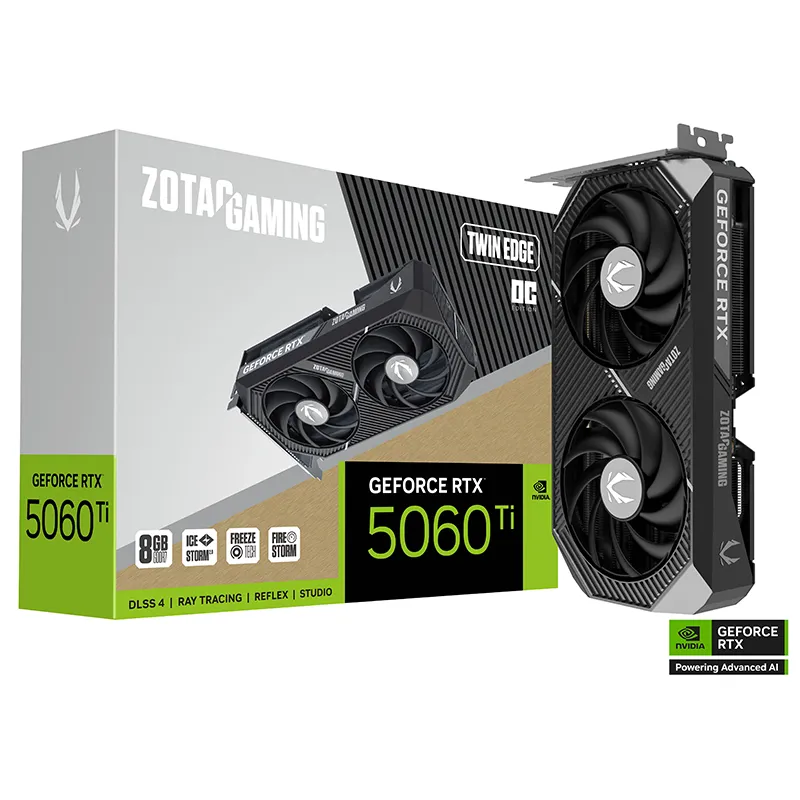 Zotac GeForce RTX 5060 Ti Twin Edge OC 8GB GDDR7 Graphics Card - Image 1
