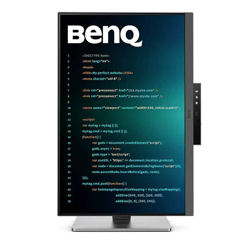 BenQ RD240Q 24.1-inch QHD IPS Ergonomic Programming Monitor - Image 4