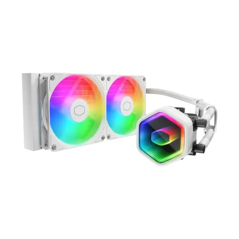 Cooler Master MasterLiquid 240 Core II White AIO Liquid Cooler - Image 1