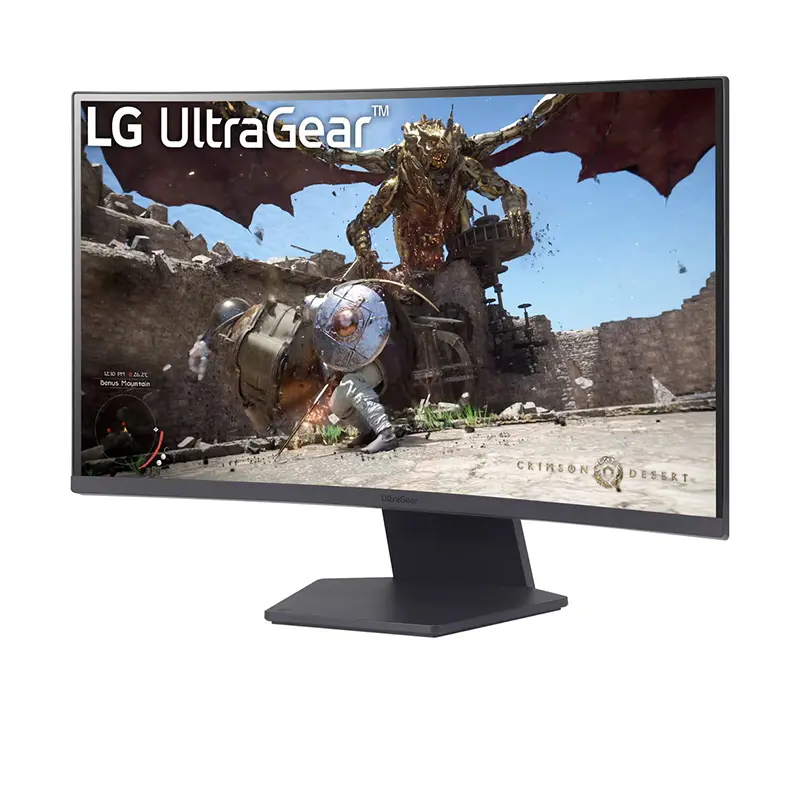LG UltraGear 27GS60QC-B 27-inch QHD 180Hz Curved Gaming Monitor - Image 2
