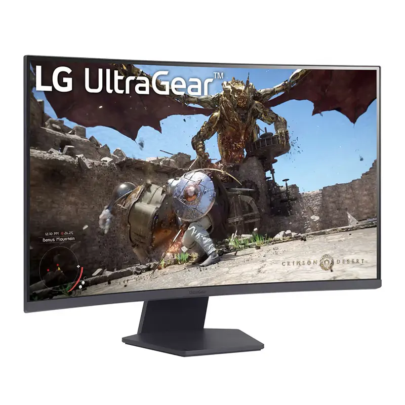 LG UltraGear 32GS60QC-B 31.5-inch QHD VA 180Hz Curved Gaming Monitor - Image 3