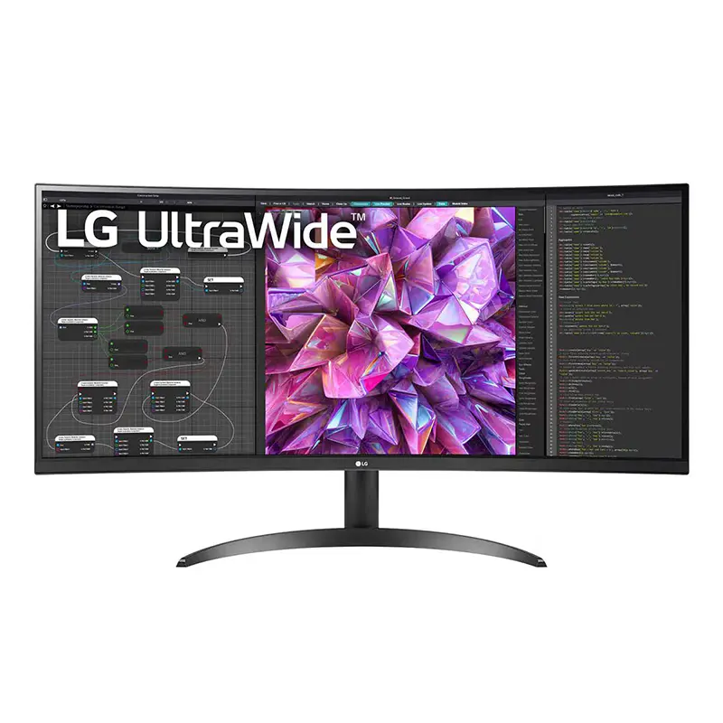 LG 34WQ60C-B 34-inch QHD IPS Curved UltraWide Monitor - Image 1