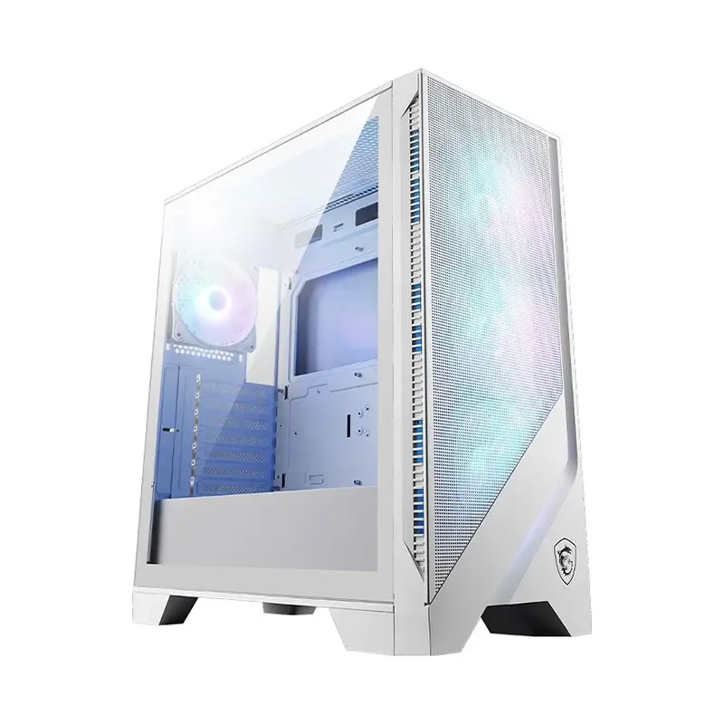 MSI MAG Forge 320R Airflow Mid Tower Case (White) - Image 1