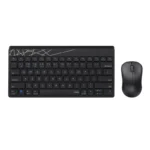 Rapoo 8000M Multi-Mode Wireless Bluetooth Keyboard Mouse Combo (Black)