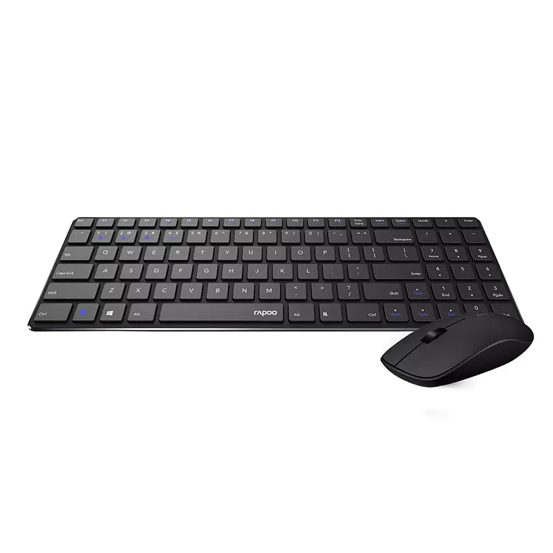 Rapoo 9300M Multi-Mode Wireless Bluetooth Keyboard Mouse Combo (Black) - Image 4